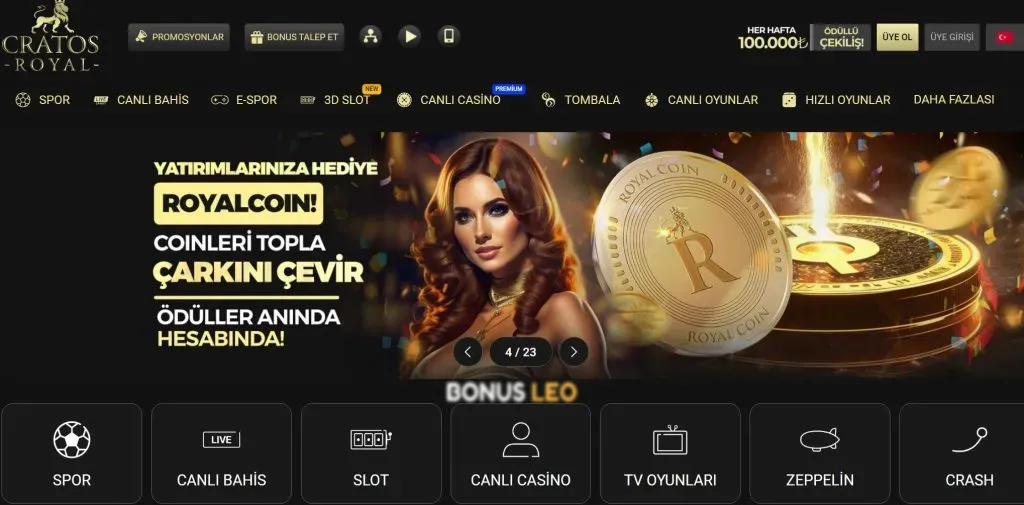 Cratos Royal ile Premium Bahis Ayrıcalığı